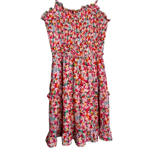 Jessica Simpson Floral Ditsy Smocked Sundress Medium - Picture 6 of 11